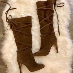 Vince Camuto suede boots in size 9 ~ like new!